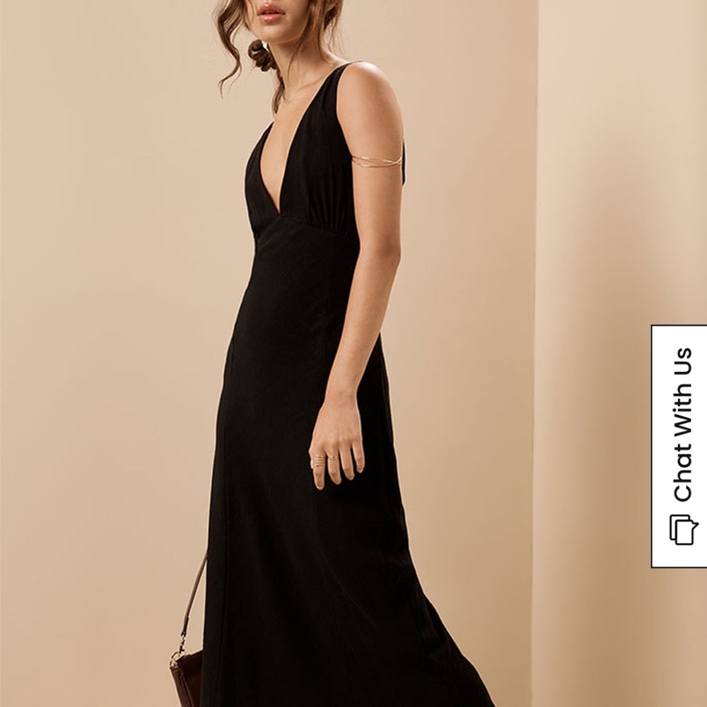 Women’s Pacsun Beverly and Beck V-Neck Midi Dress Size S